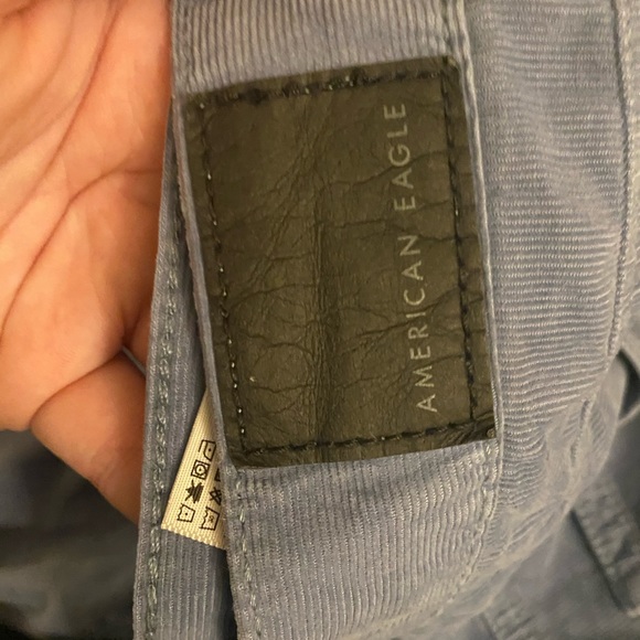 American Eagle Corduroy Blue Mom Jeans - Picture 3 of 5